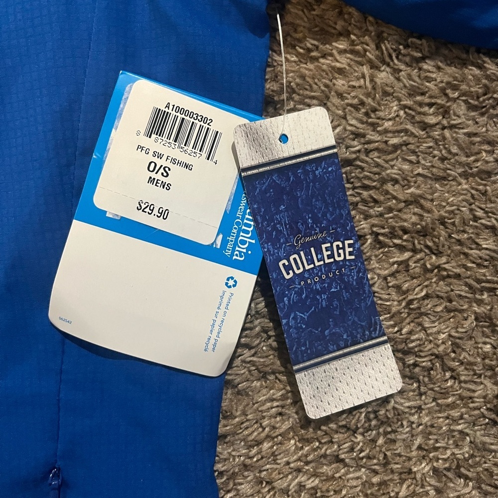 NWT Columbia PFG Men’s UK Kentucky Wildcats Long Sleeve Shirt Size Medium - Picture 4 of 11